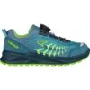 LOWA Ferrox GTX Lo Junior Kids Shoes - Petrol/lime (Size 36-39)