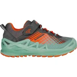 LOWA Merger GTX Junior VCR Lo Kids Shoes - Arctic/flame (Size 30-35)