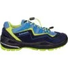LOWA Robin Evo GTX Lo Kids Shoes - Navy/lime (Size 27-35)