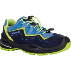 LOWA Robin Evo GTX Lo Kids Shoes - Navy/lime (Size 27-35) -Lowa Trail Sales Store 640711 6903 robin evo gtx lo kinderschuhe navy limone 2 1201968