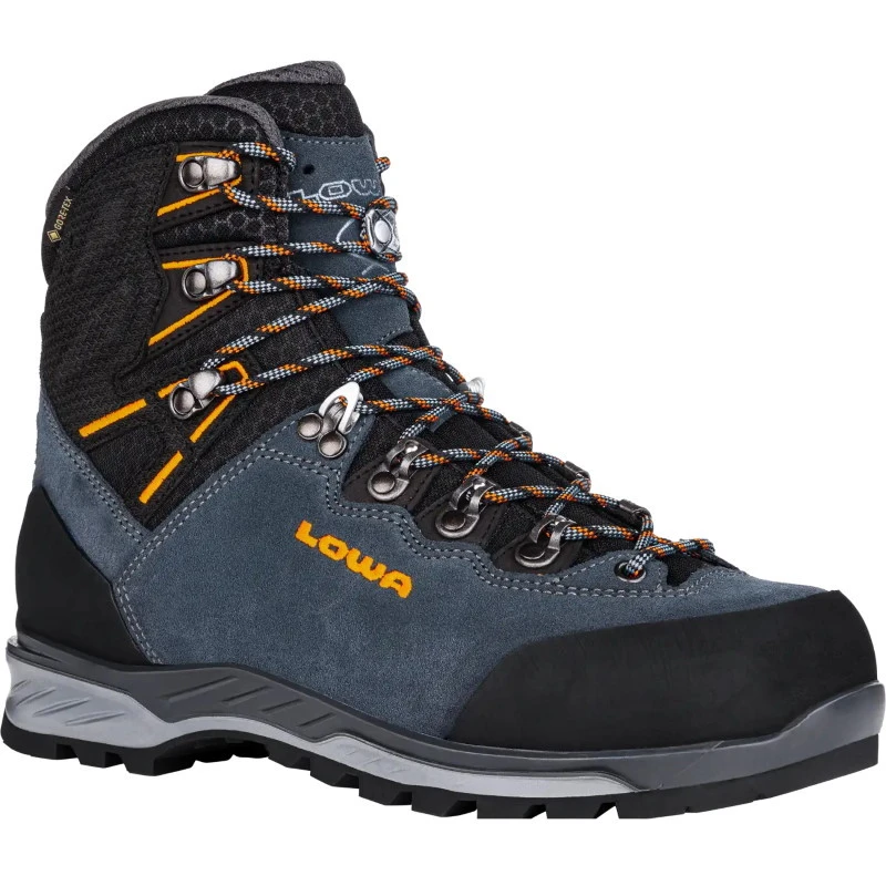 LOWA Ticam Evo GTX Men's Trekking Boots - Steel Blue/orange 1 LOWA Ticam Evo GTX Men's Trekking Boots - Steel Blue/orange