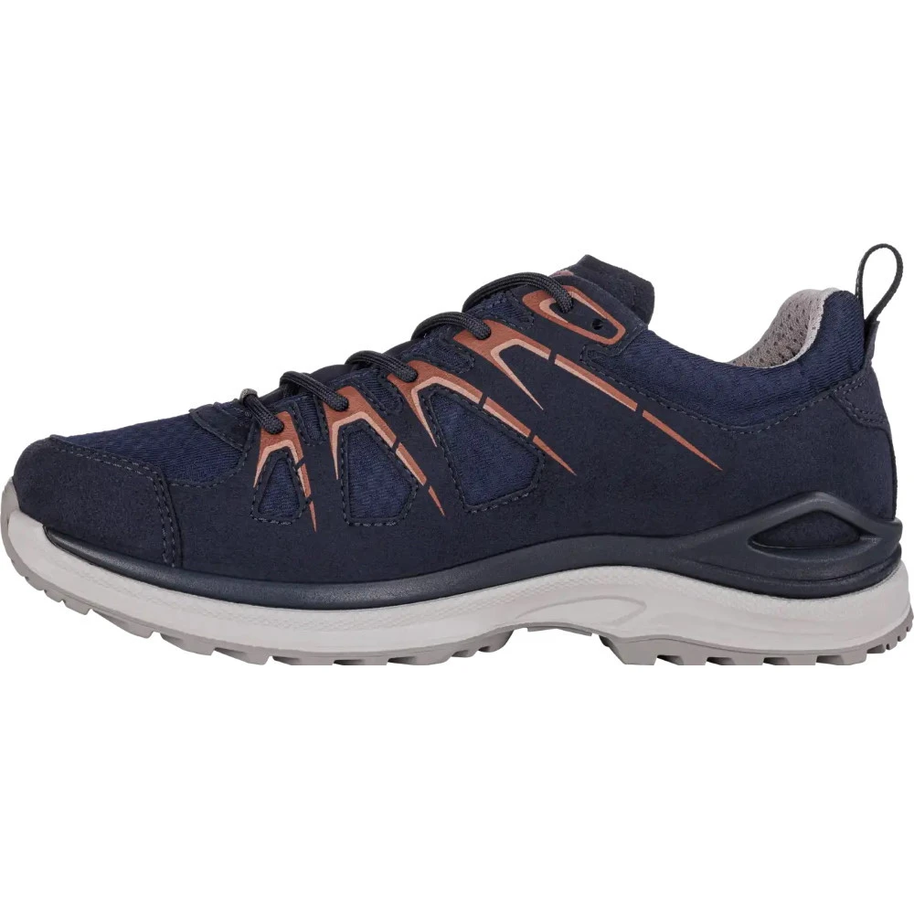LOWA Innox Evo GTX Lo Women's Shoes - Navy/redwood 3 LOWA Innox Evo GTX Lo Women's Shoes - Navy/redwood - Image 3