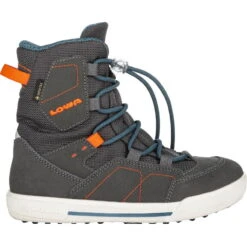 LOWA Raik GTX Kids Winter Boots - Anthracite/petrol (Size 25-35) -Lowa Trail Sales Store lowa 340115 9776 raik gtx anthracite petrol a 1543274 1