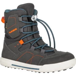 LOWA Raik GTX Kids Winter Boots - Anthracite/petrol (Size 25-35)