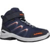 LOWA Maddox GTX Mid Junior Kids Shoes - Navy/flame (Size 27-35)