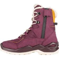 LOWA Lino GTX Kids Winter Shoes - Grape/panna (Size 36-40) -Lowa Trail Sales Store lowa 640530 3029 lino gtx grape panna c 1562310