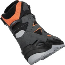 LOWA Lino GTX Kids Winter Shoes - Graphite/orange (Size 25-35) -Lowa Trail Sales Store lowa 640530 9728 lino gtx graphite orange d 1562299