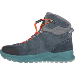 LOWA Callisto GTX Mid Junior Kids Winter Boots - Steel Blue/flame (Size 25-35) -Lowa Trail Sales Store lowa 640532 7925 callisto gtx mid junior steelblue flame c 1567093 1