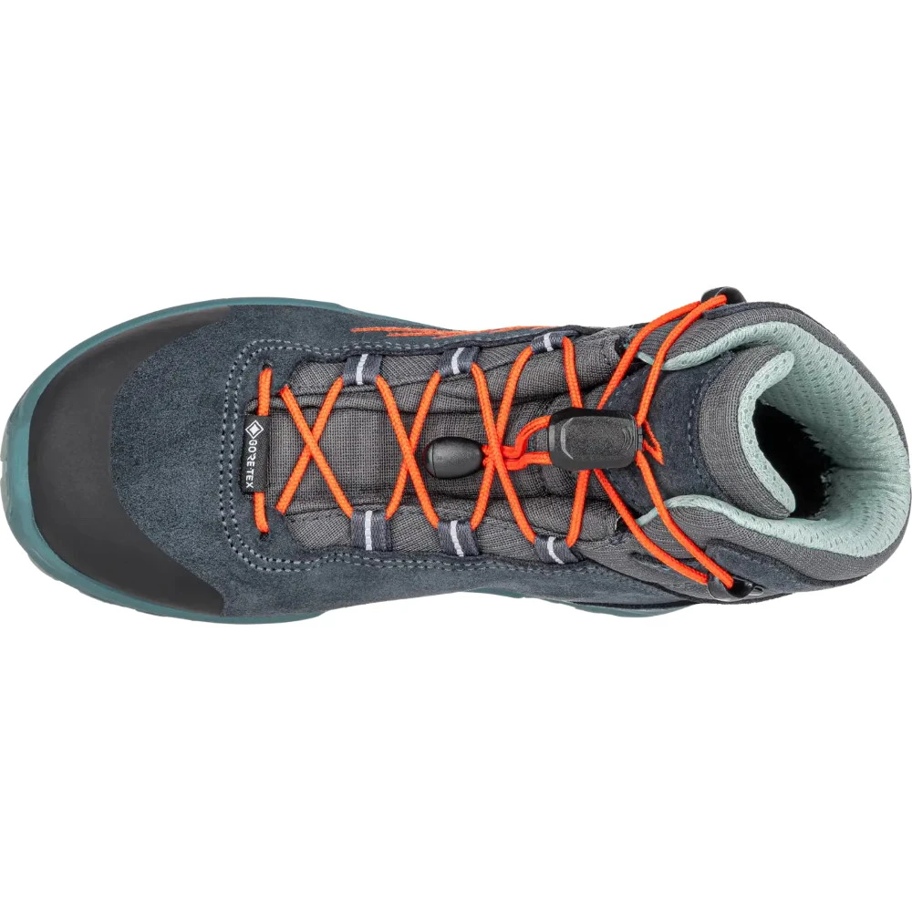 LOWA Callisto GTX Mid Junior Kids Winter Boots - Steel Blue/flame (Size 36-40) 6 LOWA Callisto GTX Mid Junior Kids Winter Boots - Steel Blue/flame (Size 36-40) - Image 6