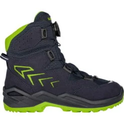 LOWA Firo GTX Kids Winter Shoes - Navy/lime (Size 25-35) -Lowa Trail Sales Store lowa 640559 6903 firo gtx navy lemon a 1546211