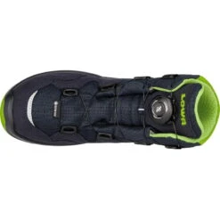 LOWA Firo GTX Kids Winter Shoes - Navy/lime (Size 25-35) -Lowa Trail Sales Store lowa 640559 6903 firo gtx navy lemon e 1546210