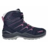 LOWA Maddox Warm GTX Mid Junior Kids Shoe - Navy/pink (Size 36-40)