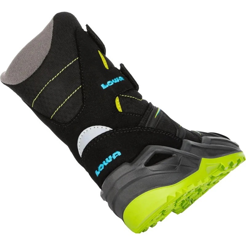 LOWA Maddox Warm GTX Hi Kids Shoe - Black/lime (Size 36-40) 4 LOWA Maddox Warm GTX Hi Kids Shoe - Black/lime (Size 36-40) - Image 4