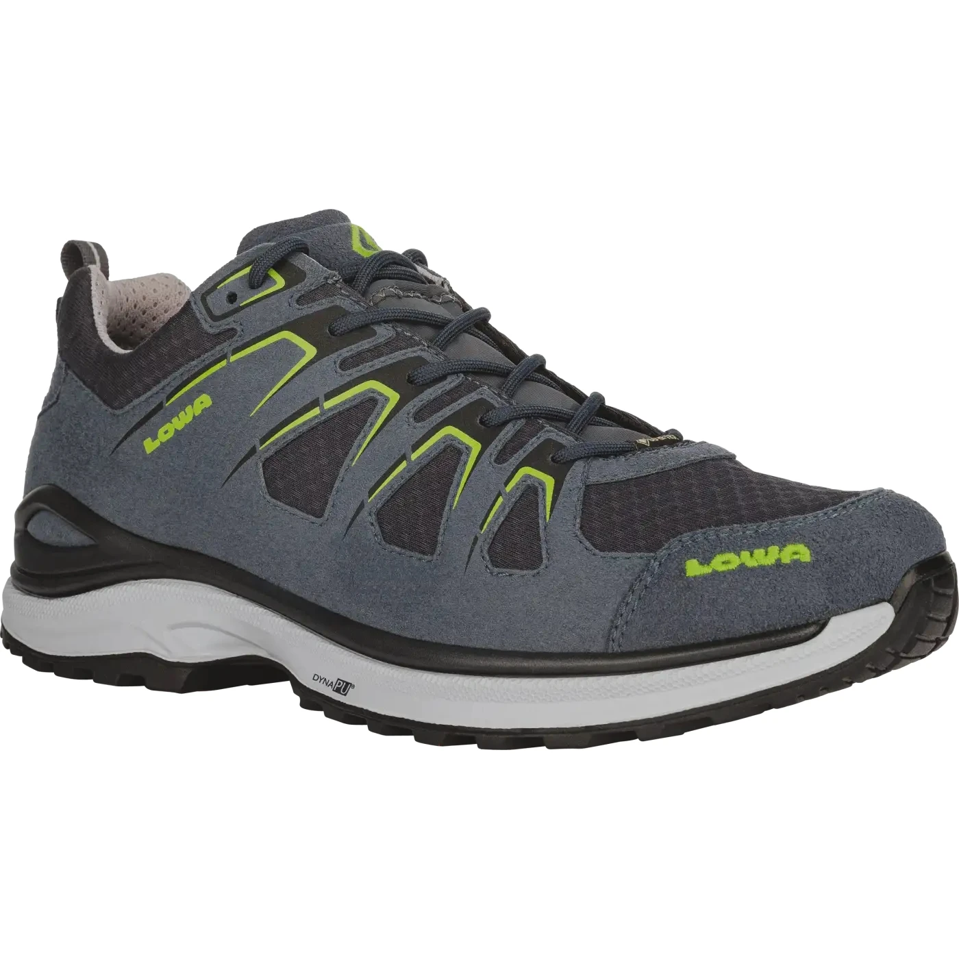 LOWA Innox Evo GTX Lo Shoes - Steel Blue/lime 2 LOWA Innox Evo GTX Lo Shoes - Steel Blue/lime - Image 2