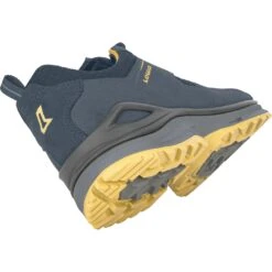 LOWA Innox Evo GTX Lo Shoes - Steel Blue/mustard -Lowa Trail Sales Store lowa innox evo gtx lo shoes steel blue mustard 2 1346332