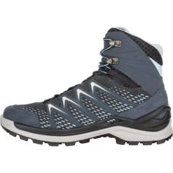 LOWA Innox Pro GTX Mid Women's Shoes - Anthracite/rosé -Lowa Trail Sales Store lowa innox pro gtx mid ws womens shoe steelblue salmon6 1019059