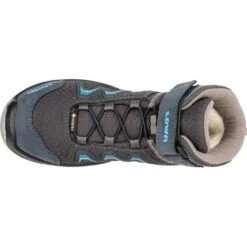 LOWA Maddox Warm GTX Mid Junior Kids Shoe - Steel Blue (Size 25-35) -Lowa Trail Sales Store lowa maddox warm gtx mid junior kids shoe steel blue 5 1346402
