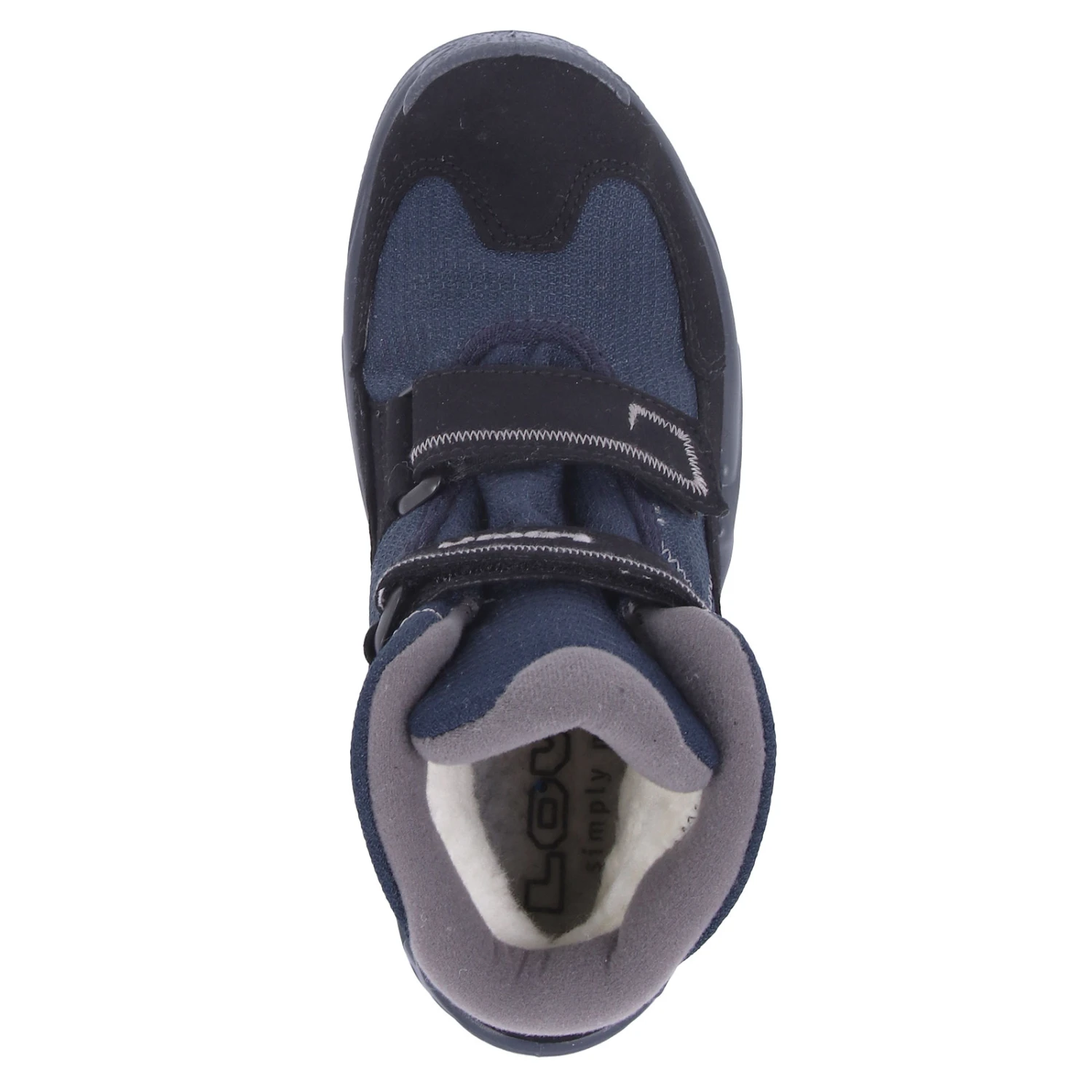 LOWA Milo GTX Mid Kids Winter Shoe - Black/navy (Size 25-35) 3 LOWA Milo GTX Mid Kids Winter Shoe - Black/navy (Size 25-35) - Image 3
