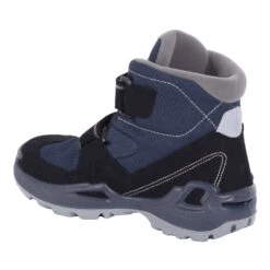 LOWA Milo GTX Mid Kids Winter Shoe - Black/navy (Size 25-35) 8 LOWA Milo GTX Mid Kids Winter Shoe - Black/navy (Size 25-35) -Lowa Trail Sales Store lowa milo gtx mid kinder winterschuh schwarz marine 4 1554773