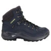 LOWA Renegade GTX Mid Men's Mountaineering Shoes - Dark Blue/lime